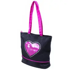 Sansha 92AI0002P, bag with a heart motif, for girls