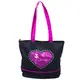 Sansha 92AI0002P, bag with a heart motif, for girls