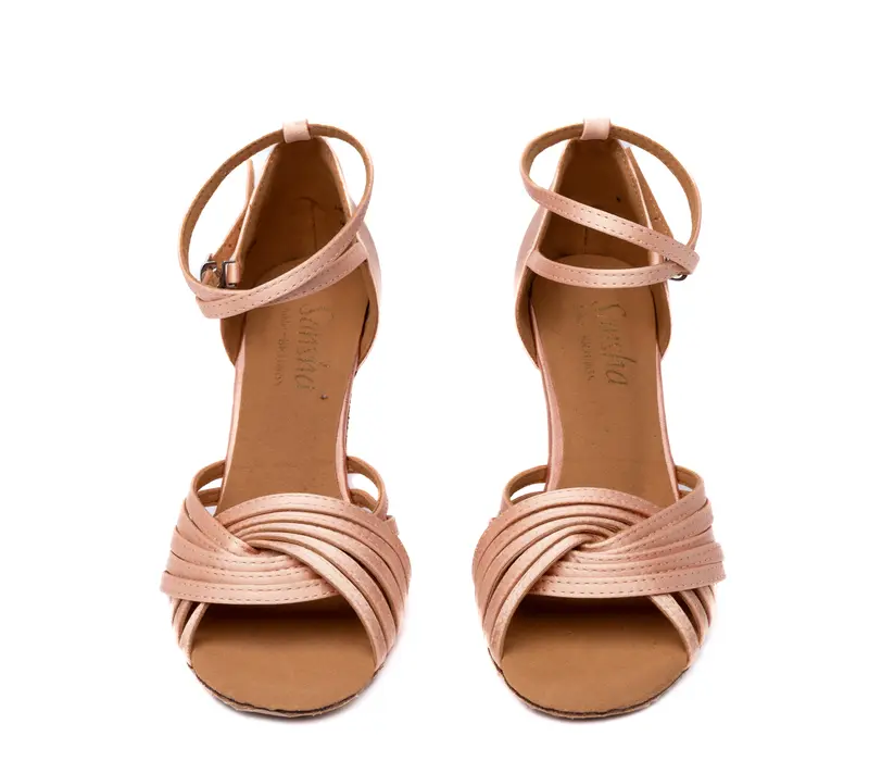 Sansha Ashley, ballroom dance shoes - Light tan Sansha