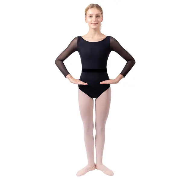 Sansha Gwendolyn, a leotard with long sleeves