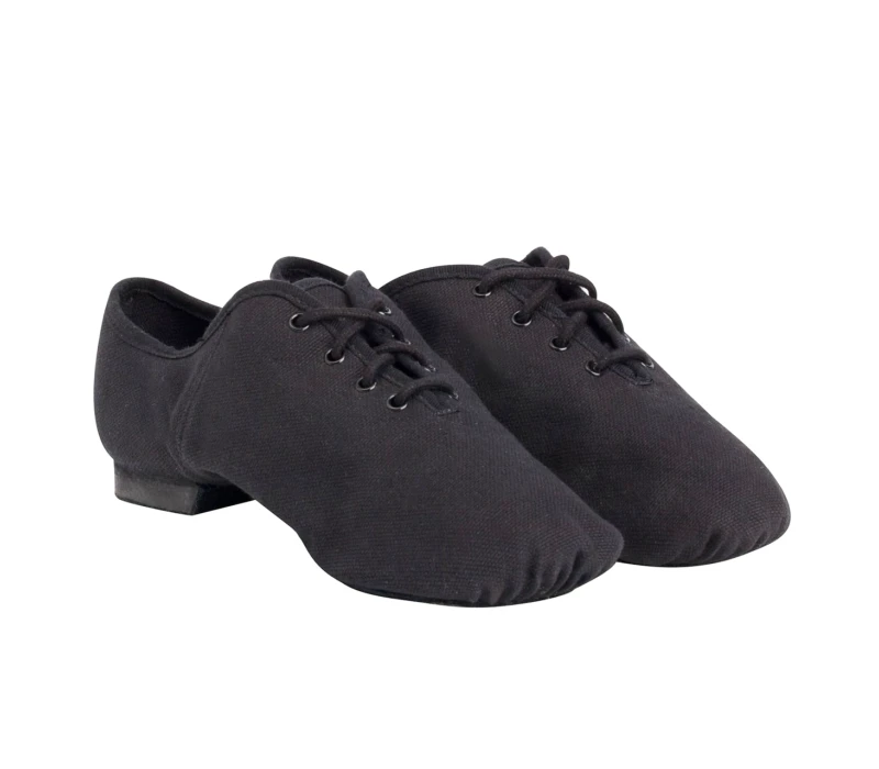 Carou-Split, boys' canvas jazz shoes - Black