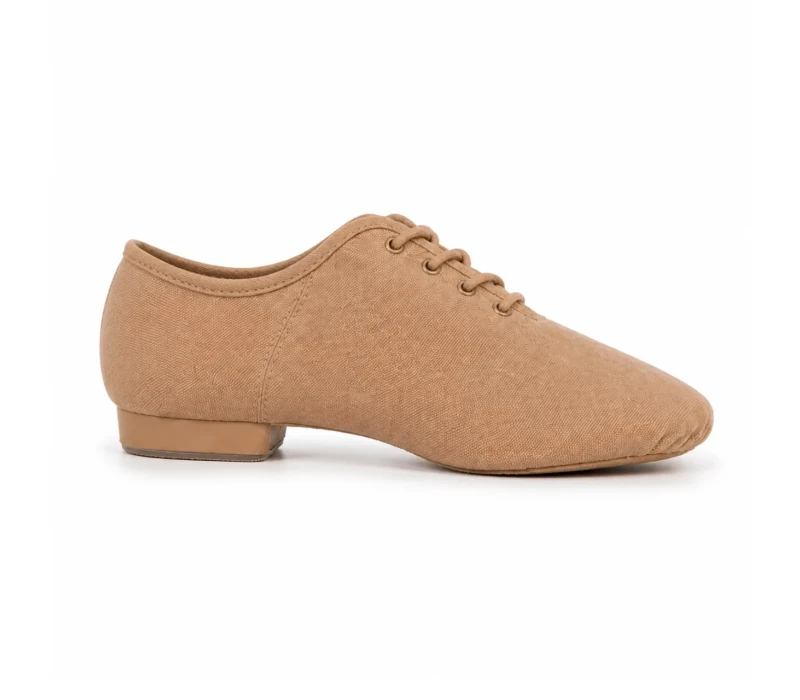 Carou-Split, children's canvas jazz shoes Carou-Split, children's canvas jazz shoes - Tan Sansha