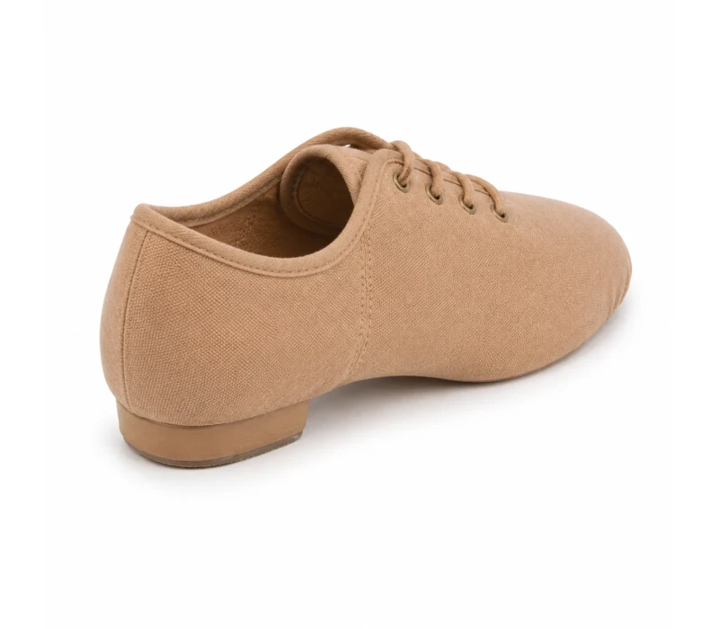 Carou-Split, children's canvas jazz shoes Carou-Split, children's canvas jazz shoes - Tan Sansha