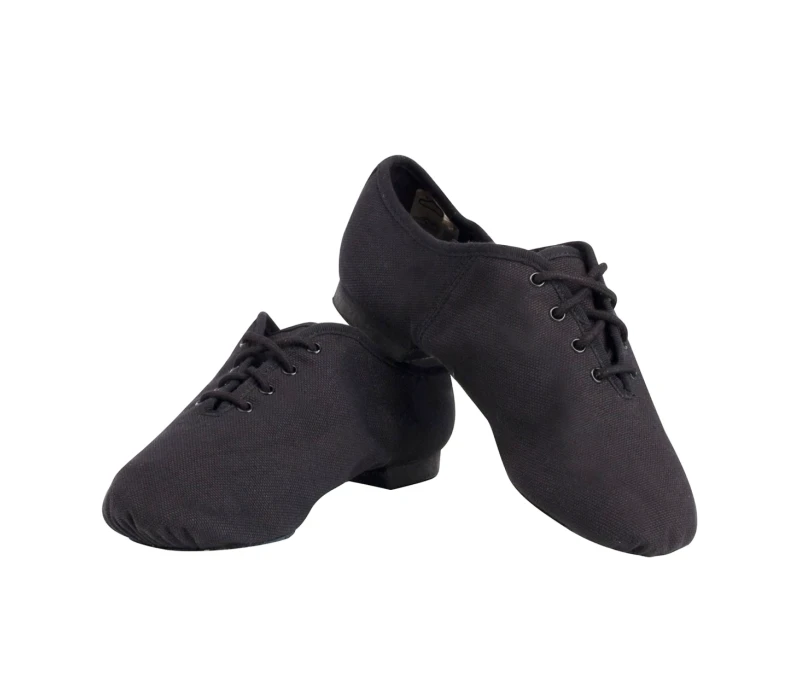 Carou-Split, boys' canvas jazz shoes - Black