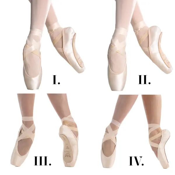 So Danca Alina I, pointe shoes with a shorter U cut box 