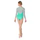 So Danca Elise, leotard with 3/4 netting sleeve - Mint