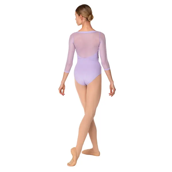 So Danca Elise, leotard with 3/4 netting sleeve