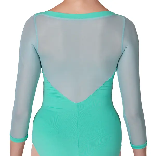 So Danca Elise, leotard with 3/4 netting sleeve