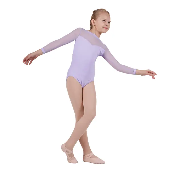 So Danca Elise, girl's leotard with three-quarter sleeve