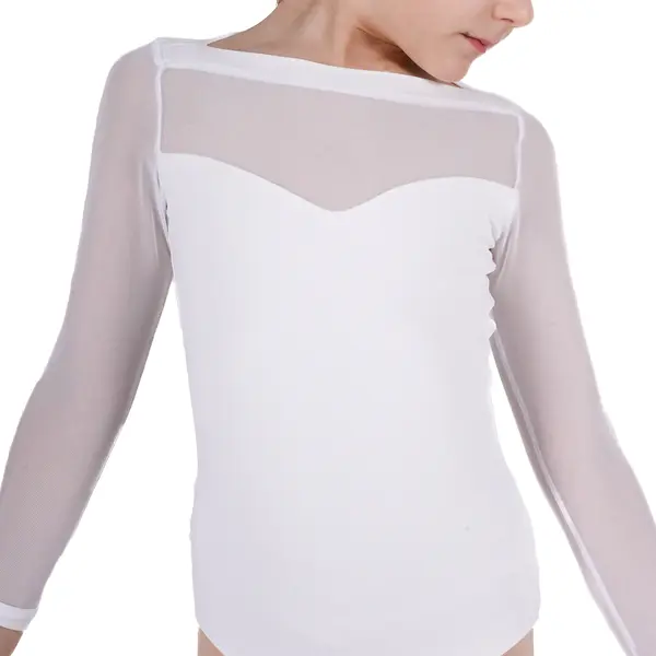 So Danca Elise, girl's leotard with three-quarter sleeve