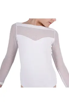 So Danca SL130 Elise, leotard with three-quarter sleeve for girls