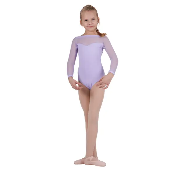 So Danca Elise, girl's leotard with three-quarter sleeve