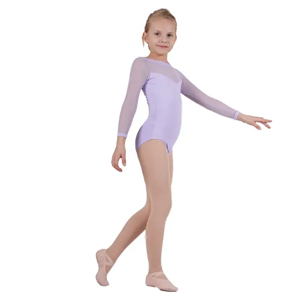 So Danca Elise, girl's leotard with three-quarter sleeve