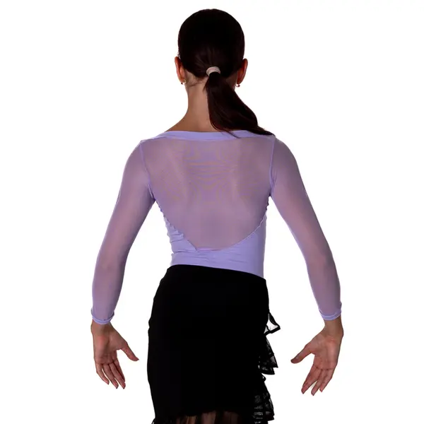 So Danca Elise ballroom, girl's leotard with three-quarter sleeve