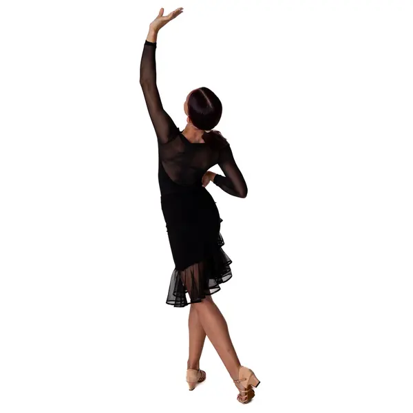 So Danca Elise ballroom, girl's leotard with three-quarter sleeve