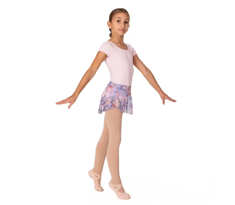 So Danca Lupica, skirt for girls - Floral lavender SoDanca