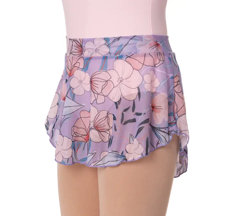 So Danca Lupica, skirt for girls - Floral lavender SoDanca