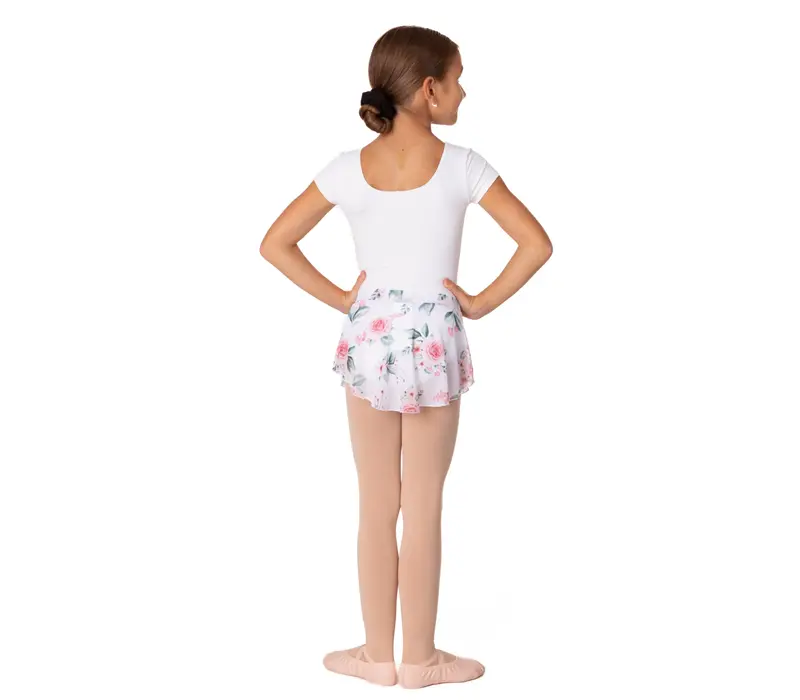 So Danca Lupica, skirt for girls - Floral white SoDanca