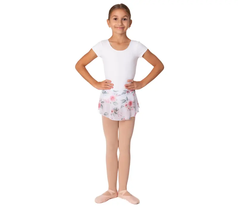 So Danca Lupica, skirt for girls - Floral white SoDanca