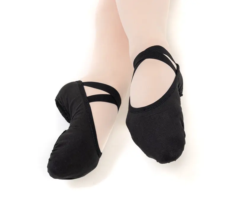 So Danca SD16, ladies stretch ballet shoes - Black