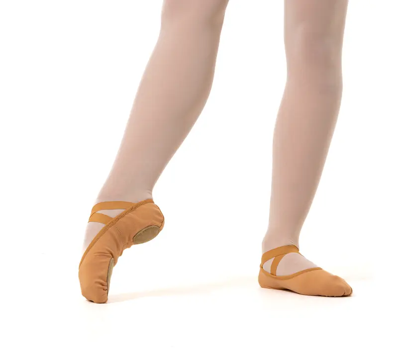 So Danca SD16, ladies stretch ballet shoes - Sand