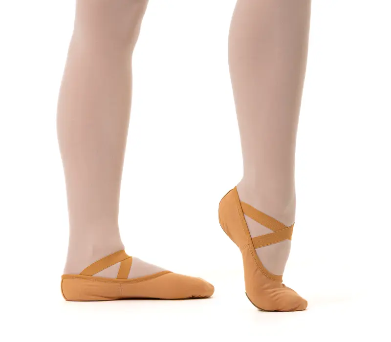 So Danca SD16, ladies stretch ballet shoes - Sand