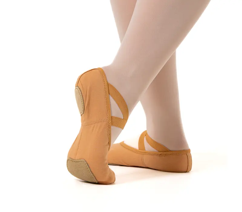 So Danca SD16, ladies stretch ballet shoes - Sand