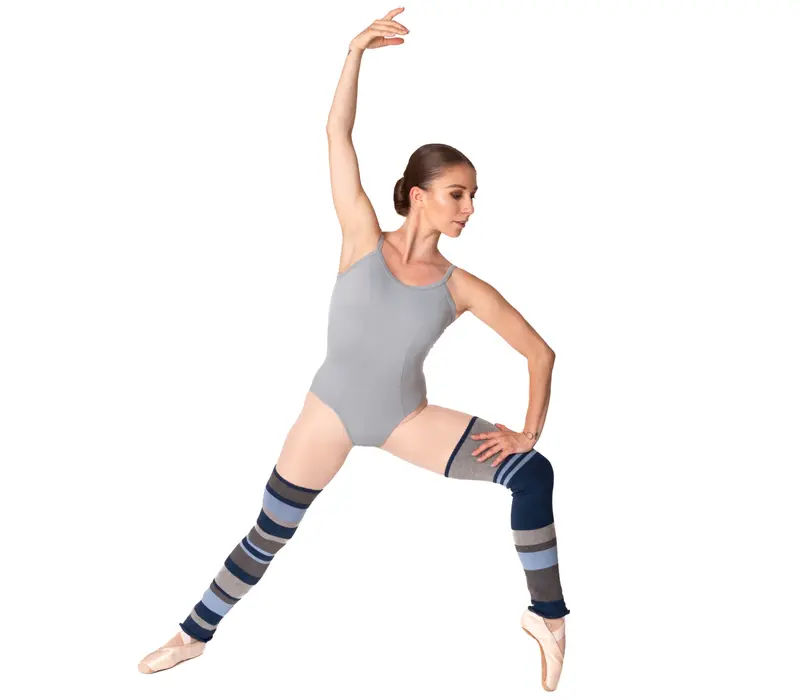 So Danca Studio Line, dress leotard with spaghetti straps and V-neckline - Grey