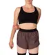 Bloch Leos velvet crop top for women - Black