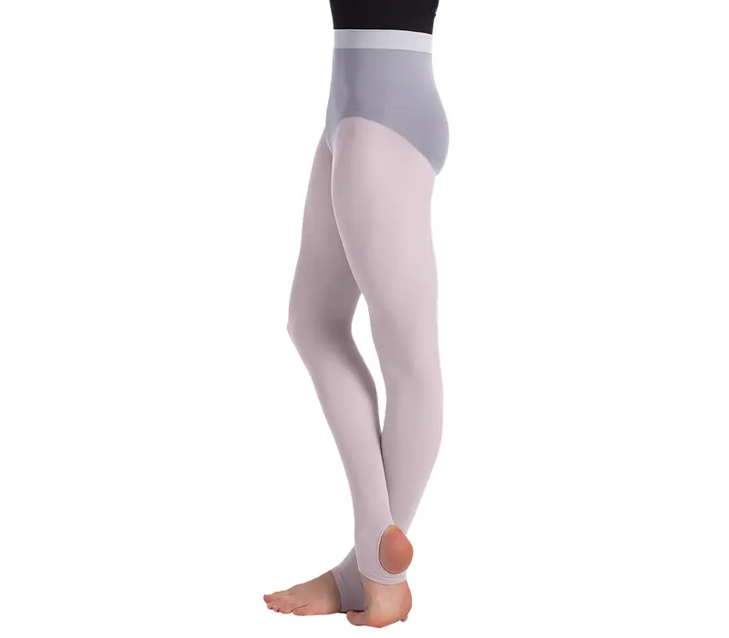 So Danca, women´s stirrup tights - White