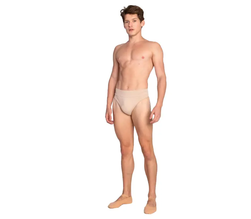 So Danca Microfiber Dance Belt, men's dance belt - Nude