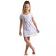 Nightgown for girls with a ballet dancer