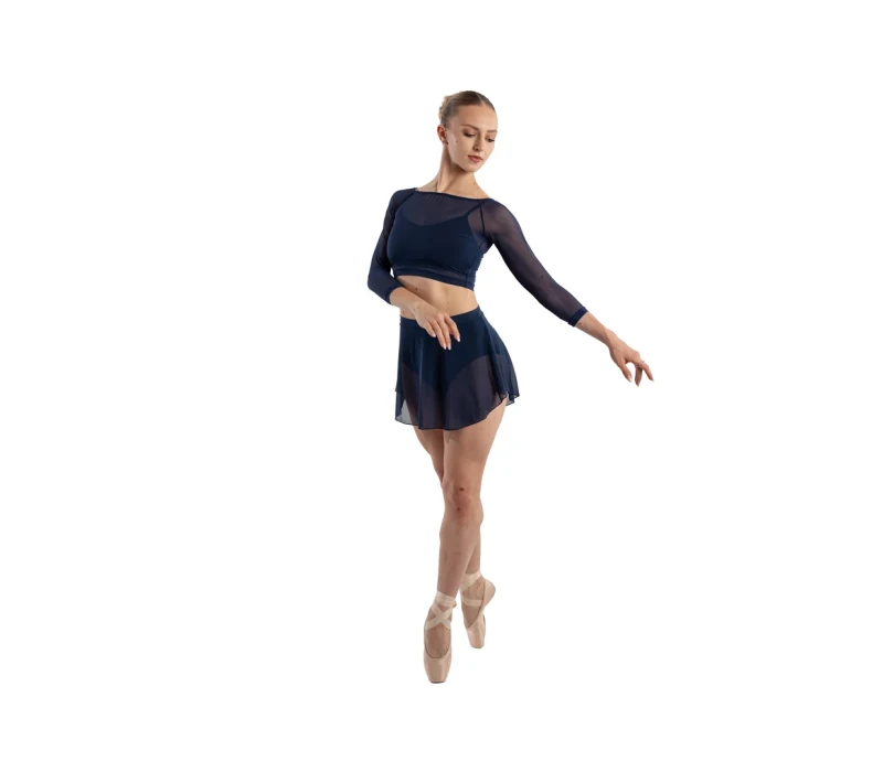 So Danca Anala, women's mesh top So Danca Anala, women's mesh top - Navy
