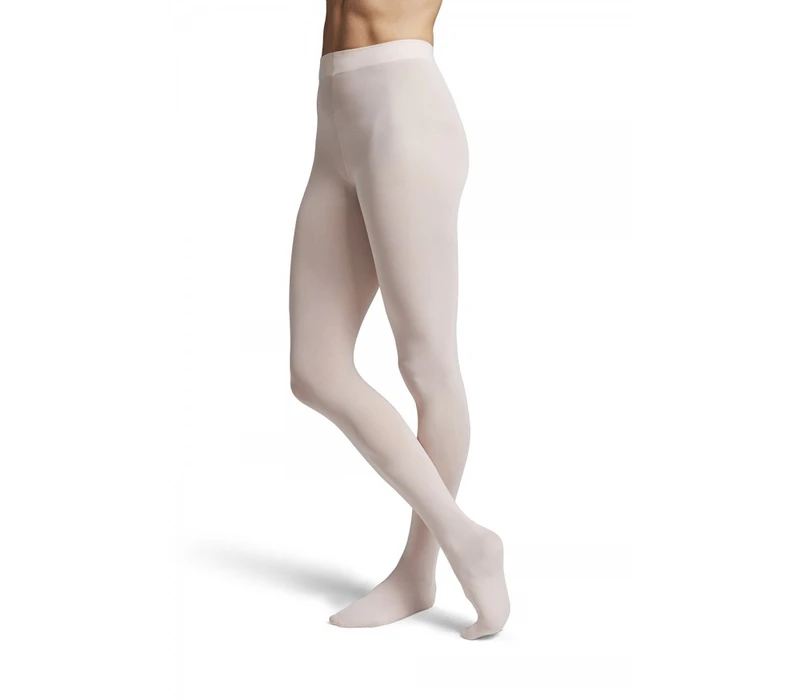 Bloch Footed Tights for Girls - Coffee Bloch
