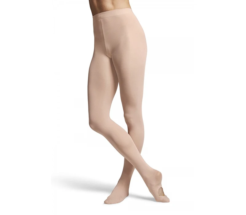 Bloch Convertible Tights for Girls - Salmon