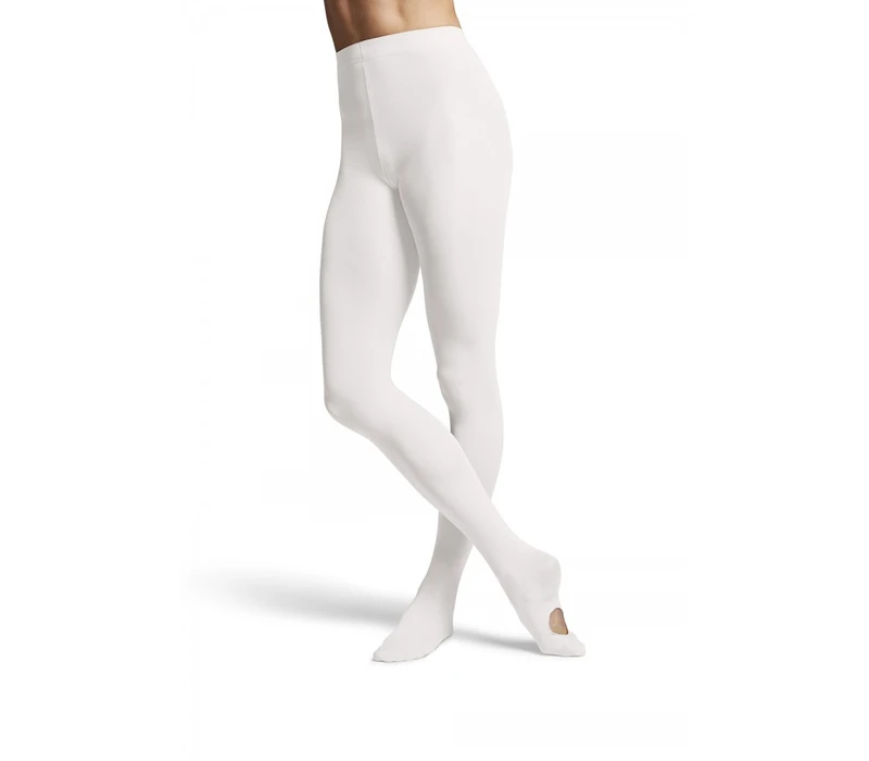 Bloch Women's Convertible Tights - White