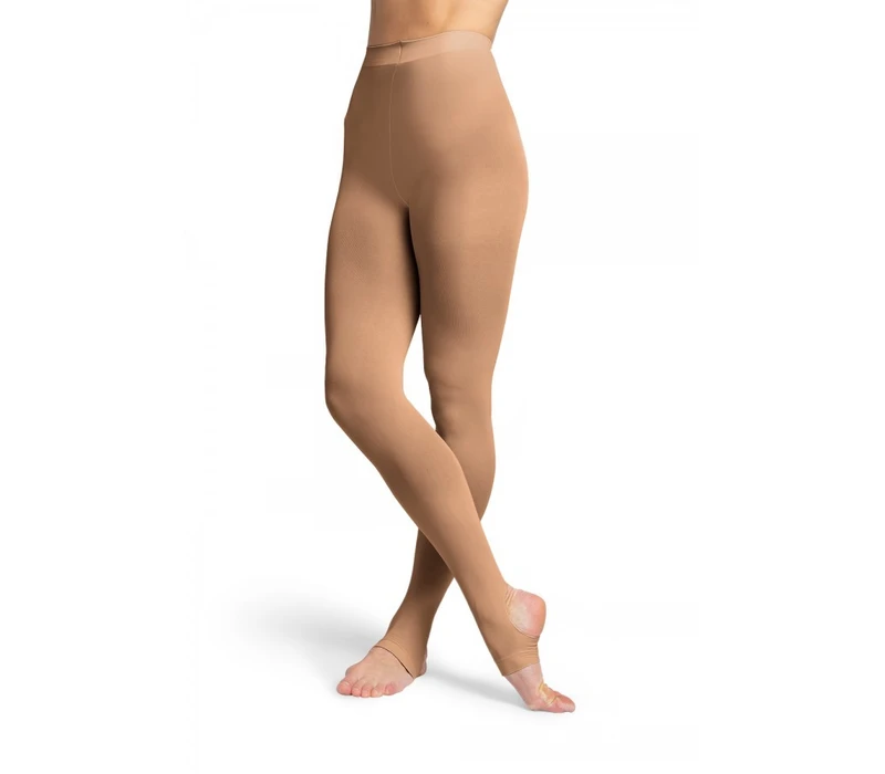 Bloch Stirrup Tights for women - Tan Bloch