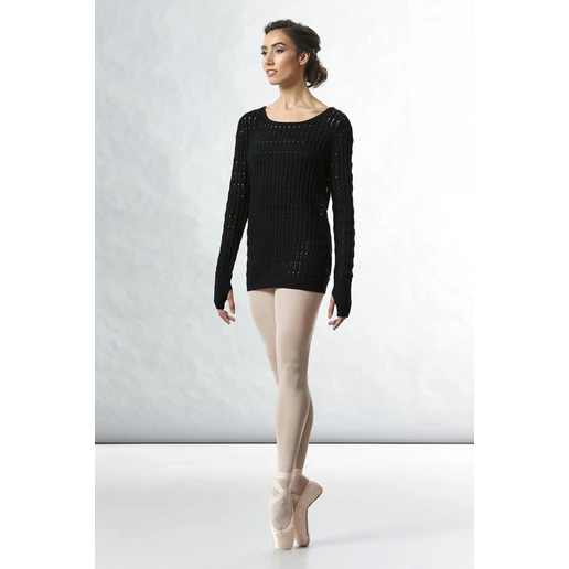 Knit warm up sweater, Bloch