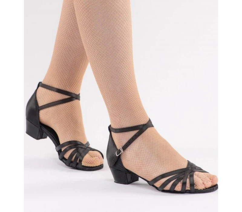 Dansez Vous Alba, low-heeled latin dance shoes - Black