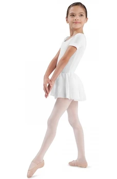 Bloch Tiffany, a cotton leotard with short sleeves and a skirt