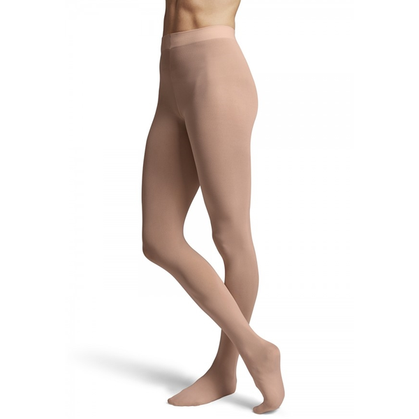 Bloch tights with a whole foot