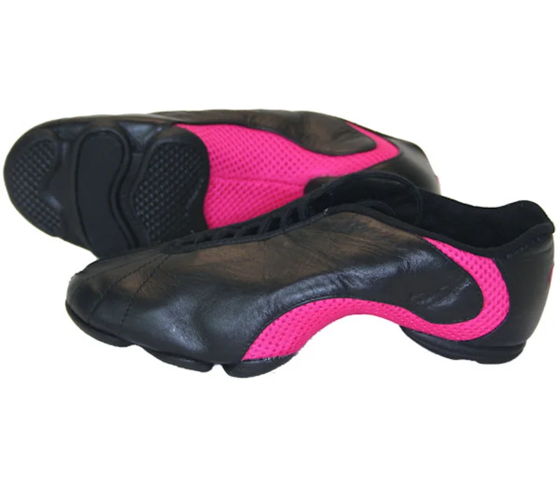 Bloch Amalgam Jazz Shoes - Black/Pink