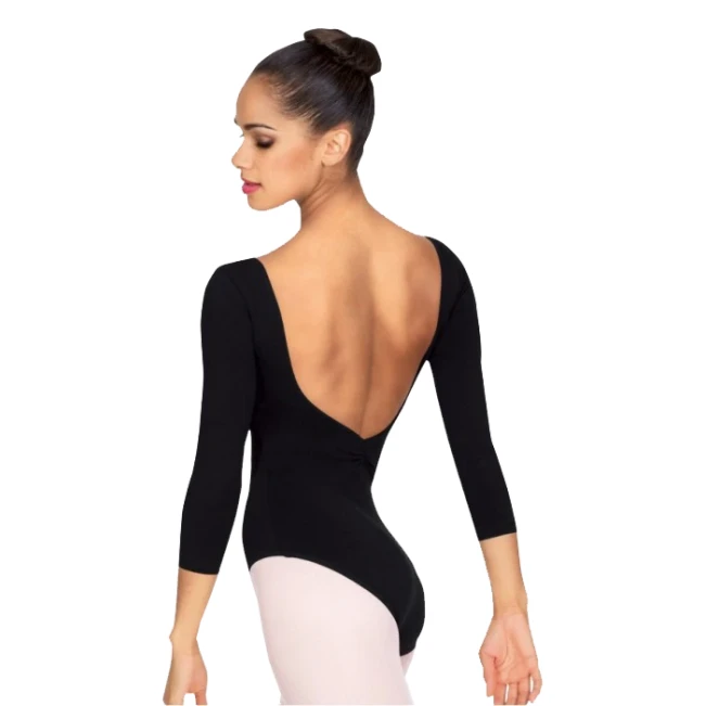 Bloch Ballon, Women's Leotard with Three-quarter Sleeve Bloch Ballon, Women's Leotard with Three-quarter Sleeve