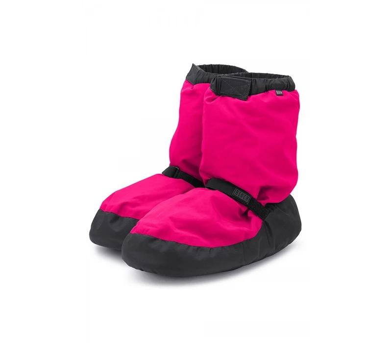 Bloch Booties for children, one-colored - Fluorescent Pink Bloch