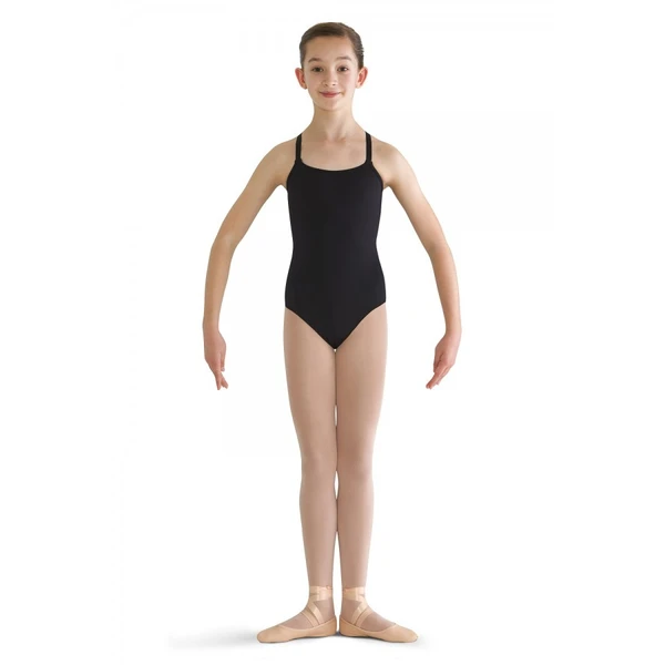 Bloch cotton leotard with adjustable straps