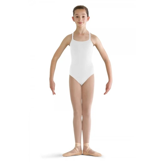 Bloch cotton leotard with adjustable straps