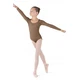 Bloch Meglio, long sleeve leotard - Almond Bloch