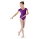 Bloch Dujour, short sleeve leotard - Aubergine Bloch