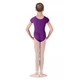 Bloch Dujour, short sleeve leotard - Aubergine Bloch