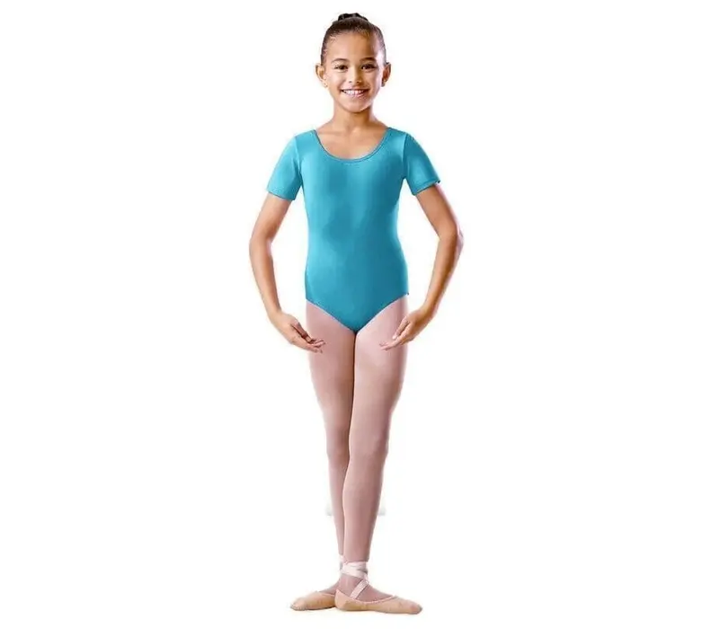 Bloch basic, Short Sleeved Leotard - Marine Bloch